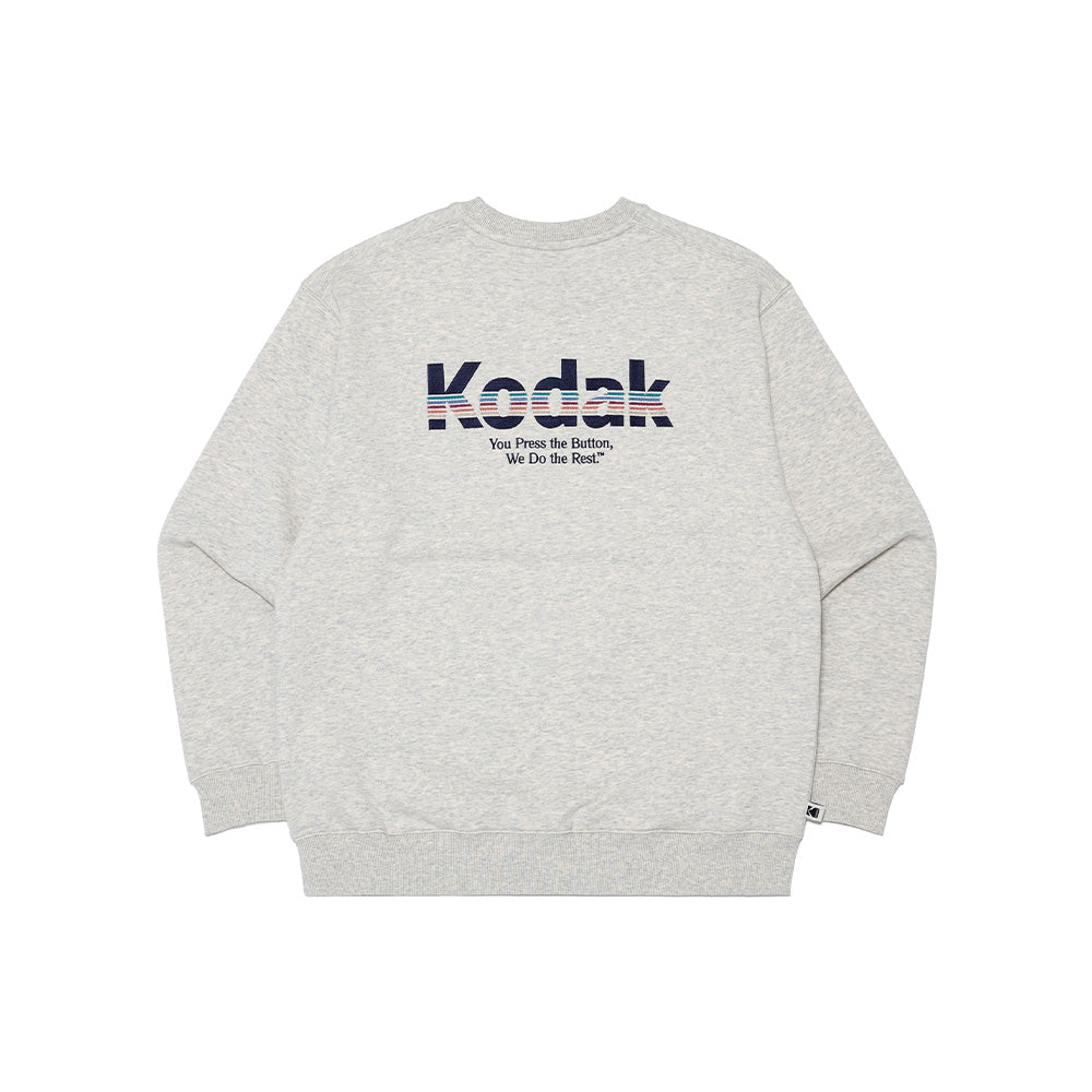 レインボービッグロゴスウェット【チャコール】