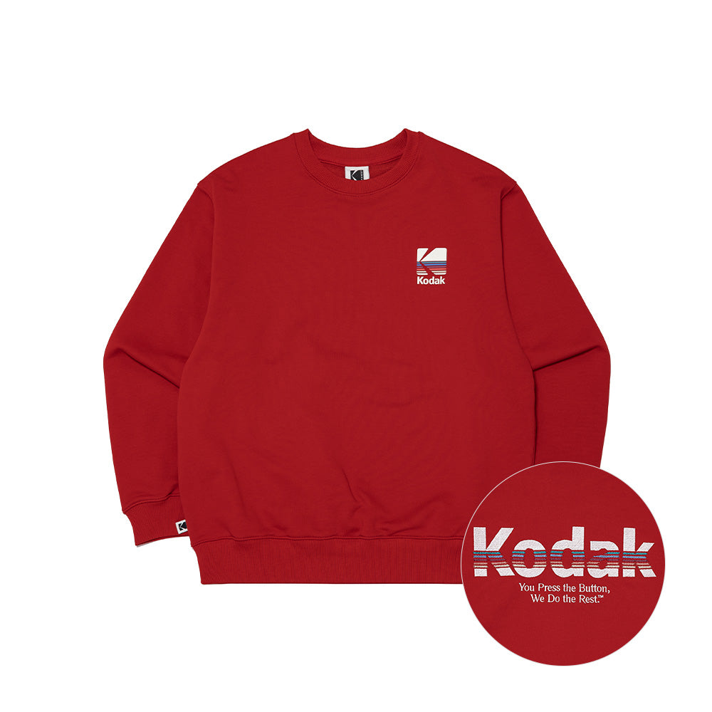 レインボービッグロゴスウェット【レッド】