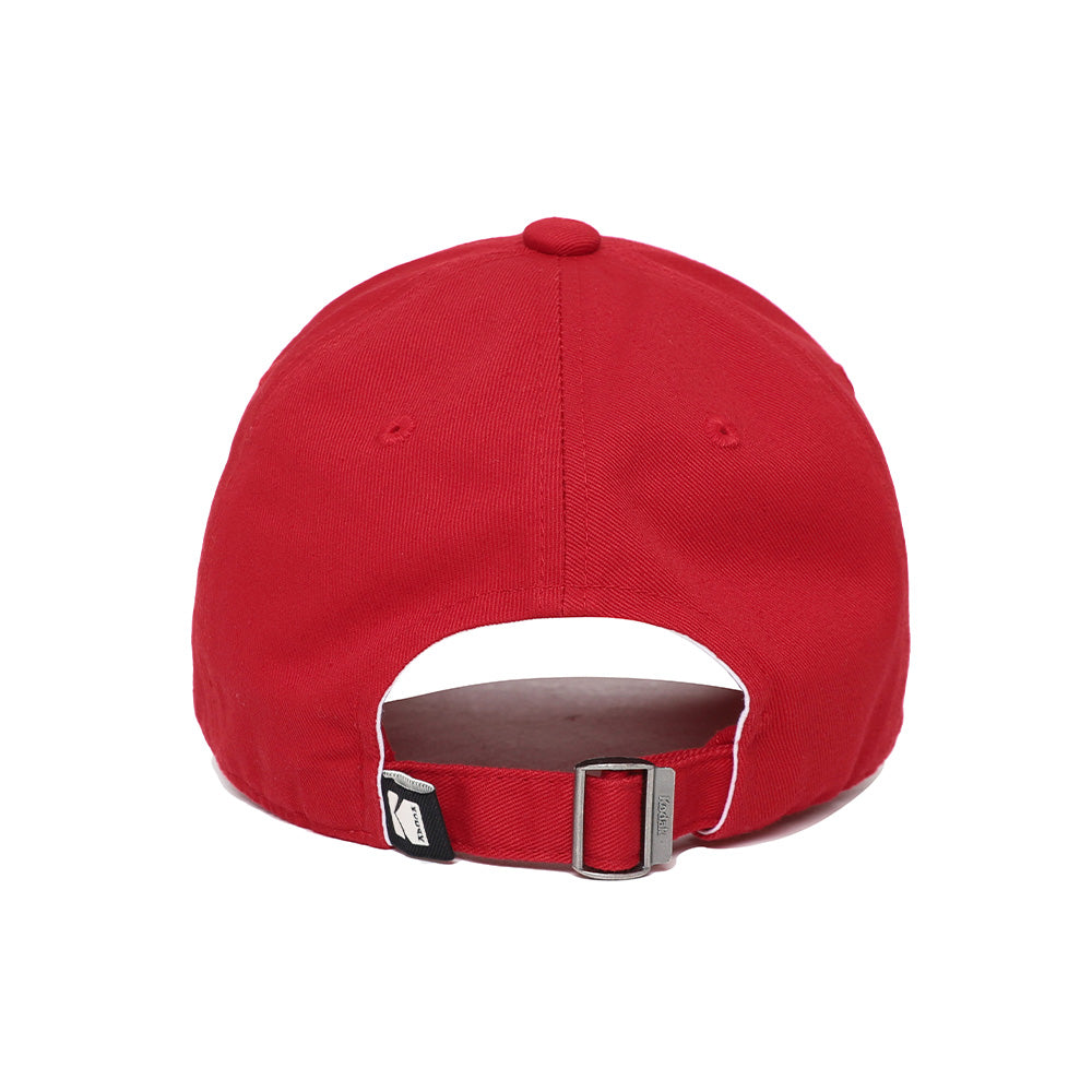 レインボーエンブロイダリーボールキャップ【レッド】