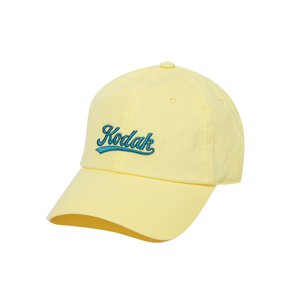 レタリング リラックス フィット ボールキャップ【イエロー】