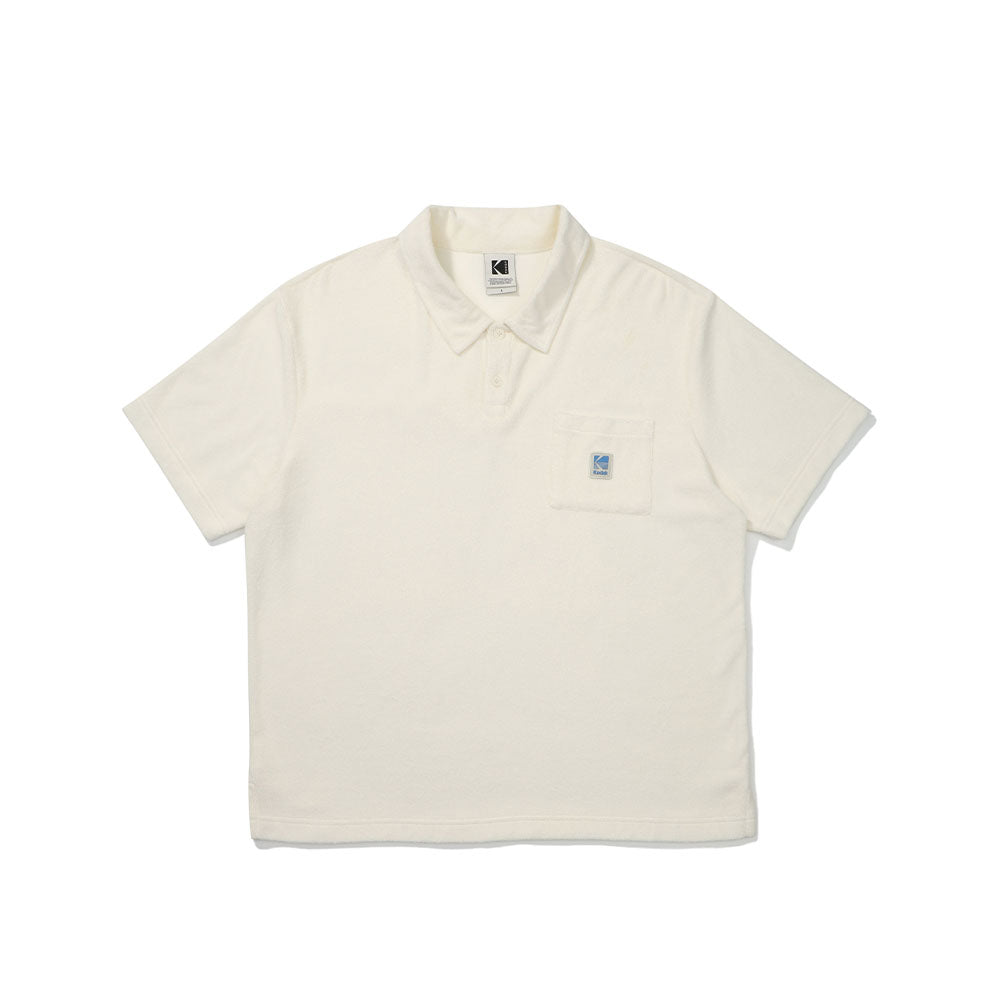 テリーポロシャツ【アイボリー】