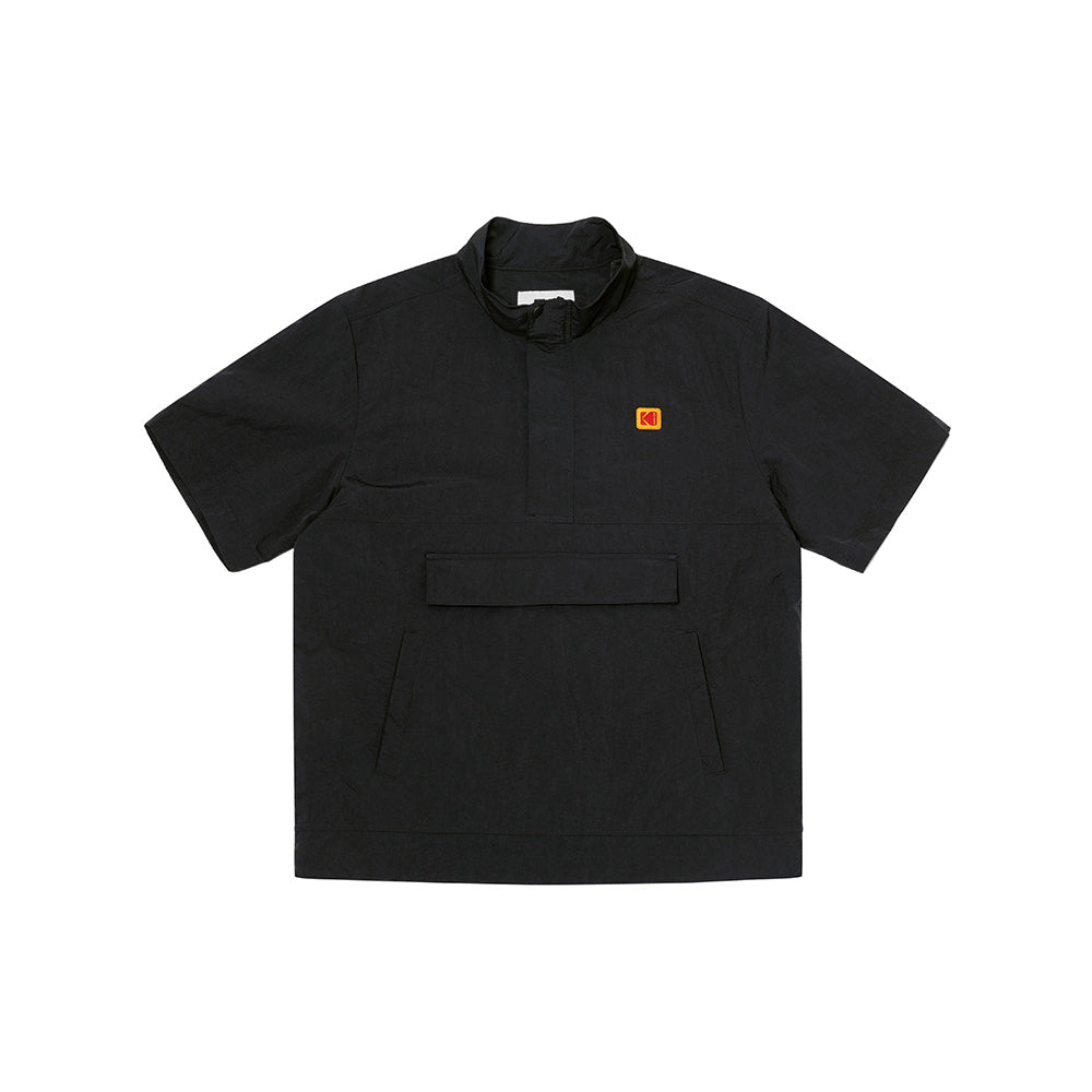 カラープラススタンドネックアノラック【ブラック】