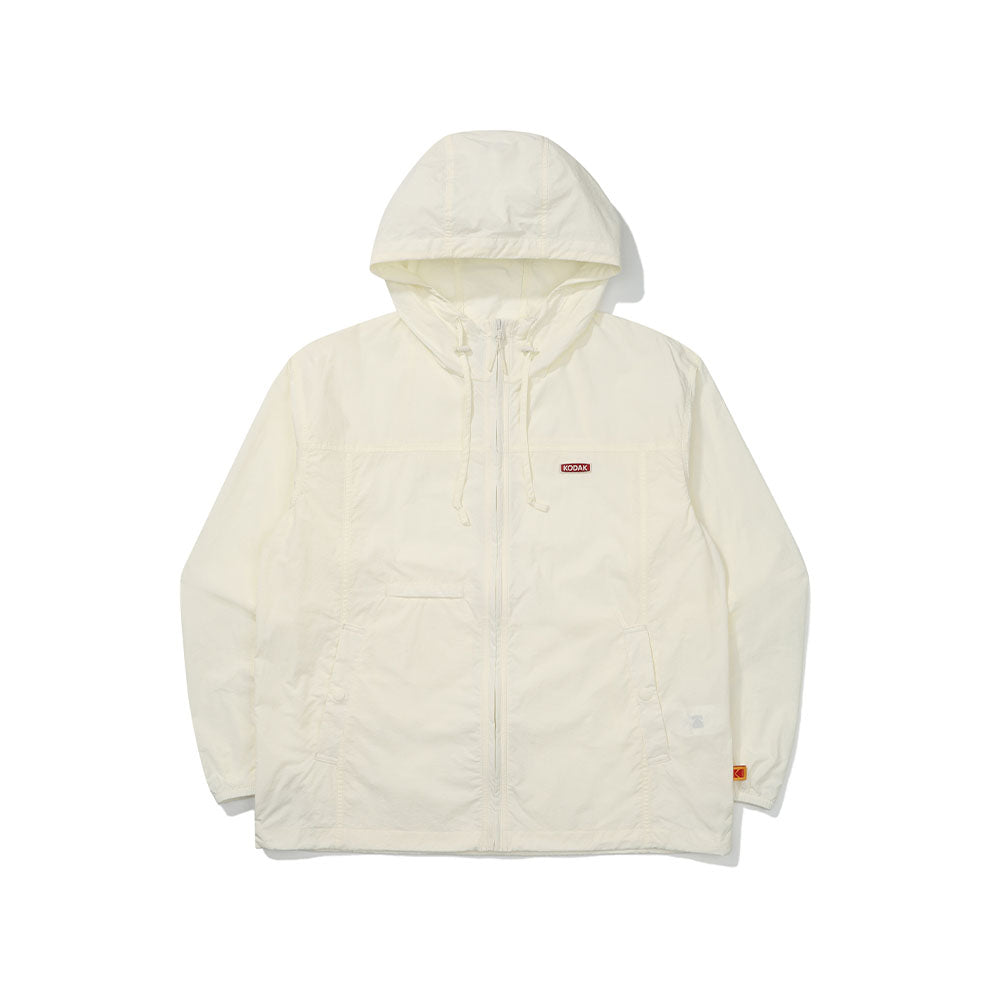 アイスポップフーデッドロングスリーブジャケット【アイボリー】