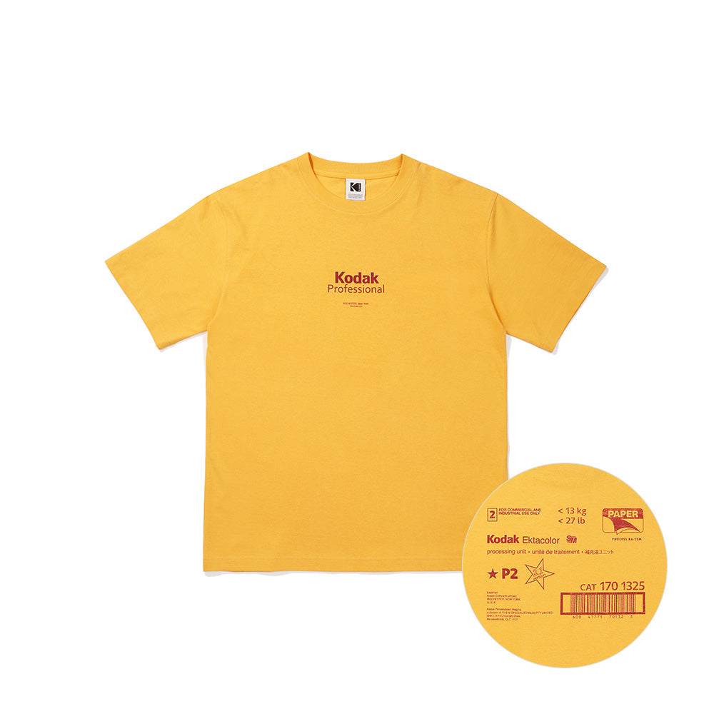 メーラーグラフィックTシャツ【イエロー】