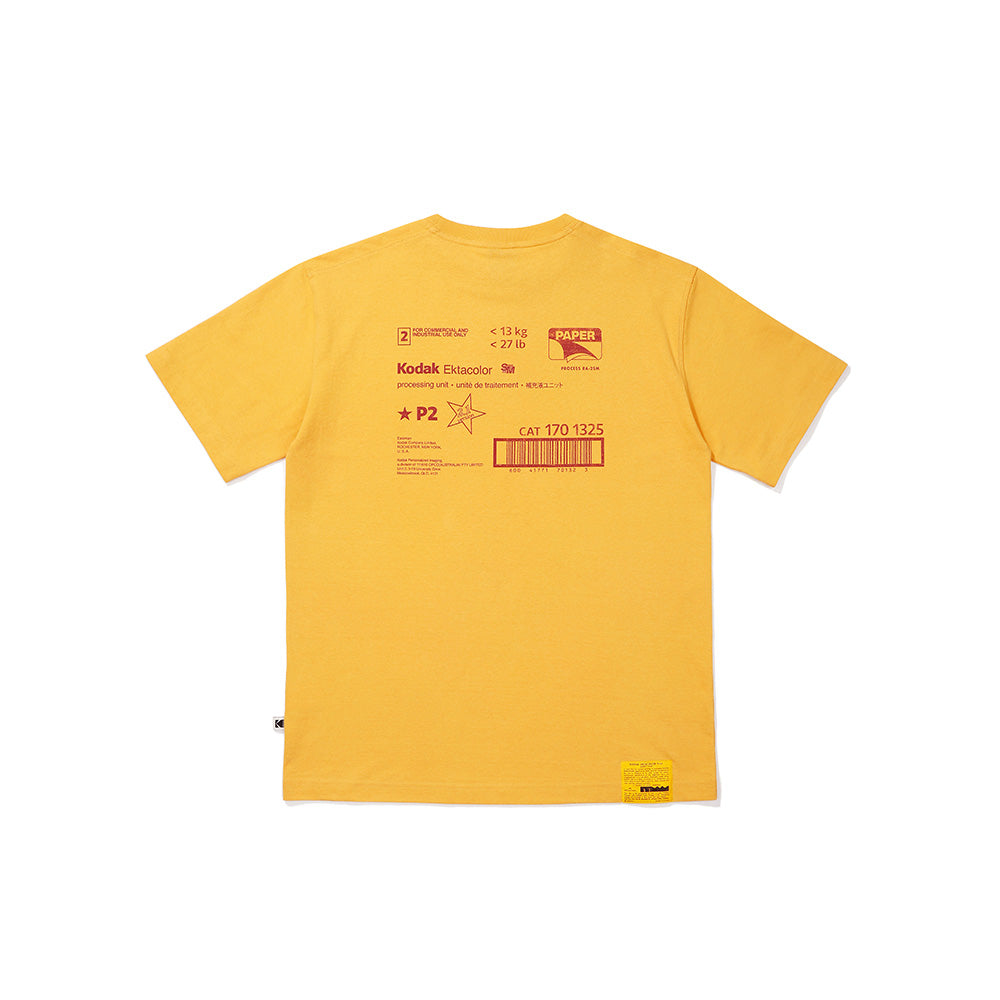 メーラーグラフィックTシャツ【イエロー】