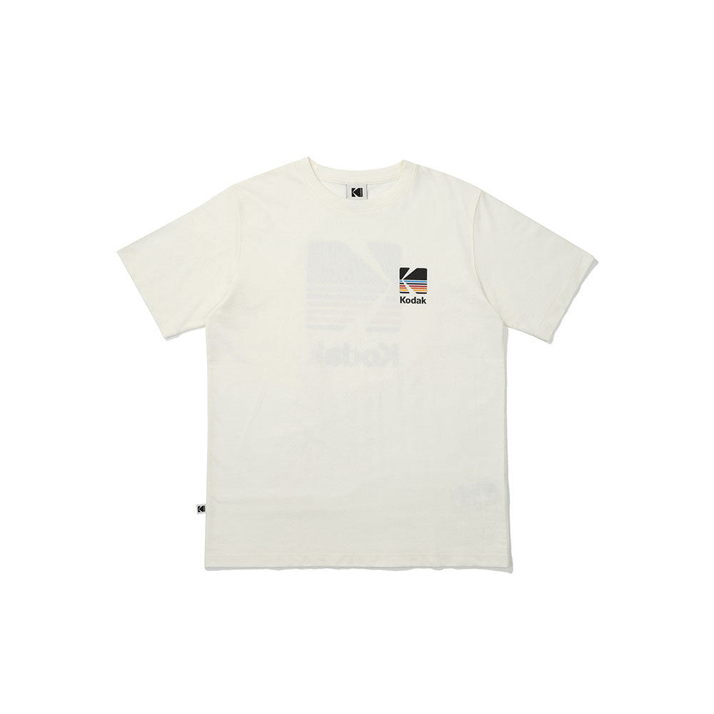 レインボー 半袖Tシャツ【アイボリー】