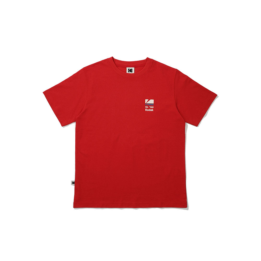 レインボー 半袖Tシャツ【レッド】