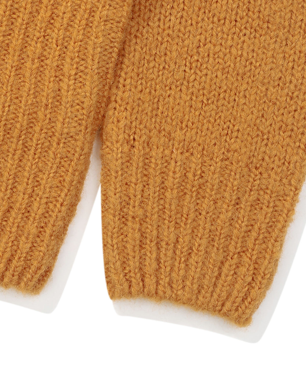 (Women) ソフトウールニットジャカードカーディガン【オレンジ】