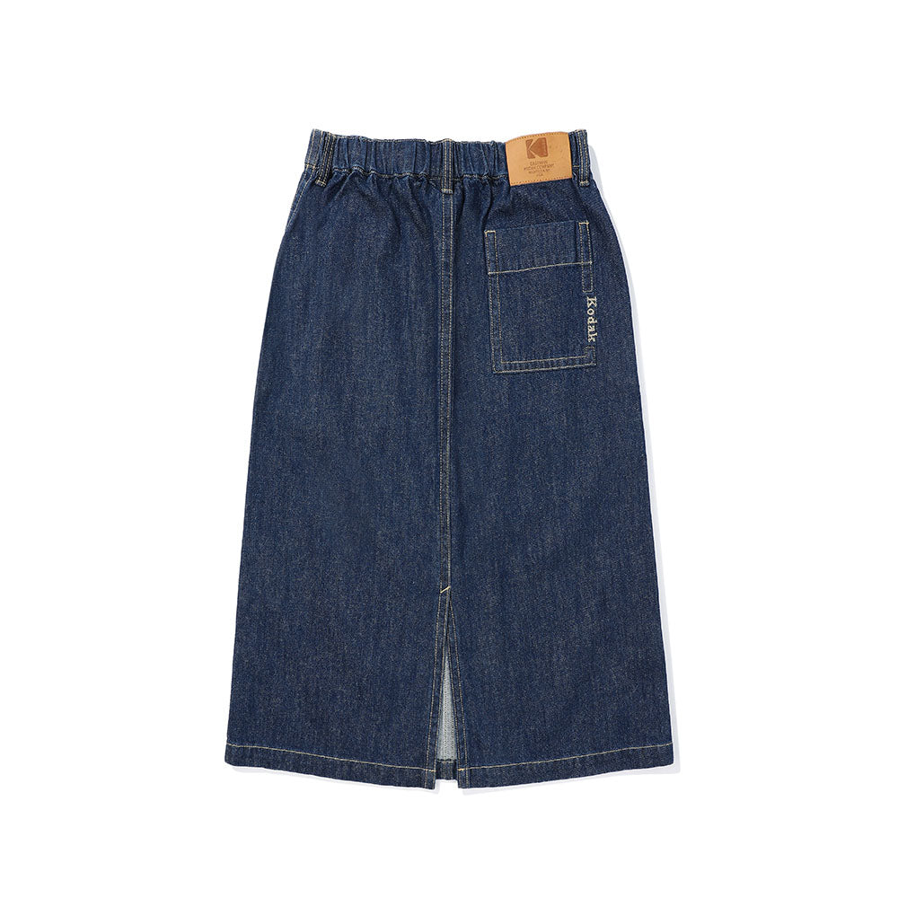 コダカリーデニムスカート【ネイビー】