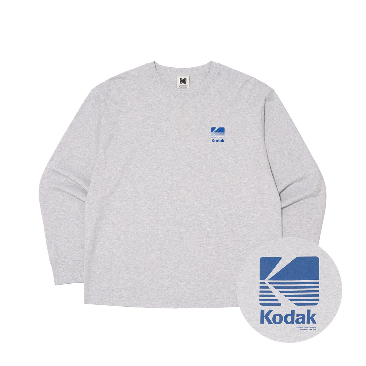 ビッグロゴ ロングスリーブTシャツ【グレー】