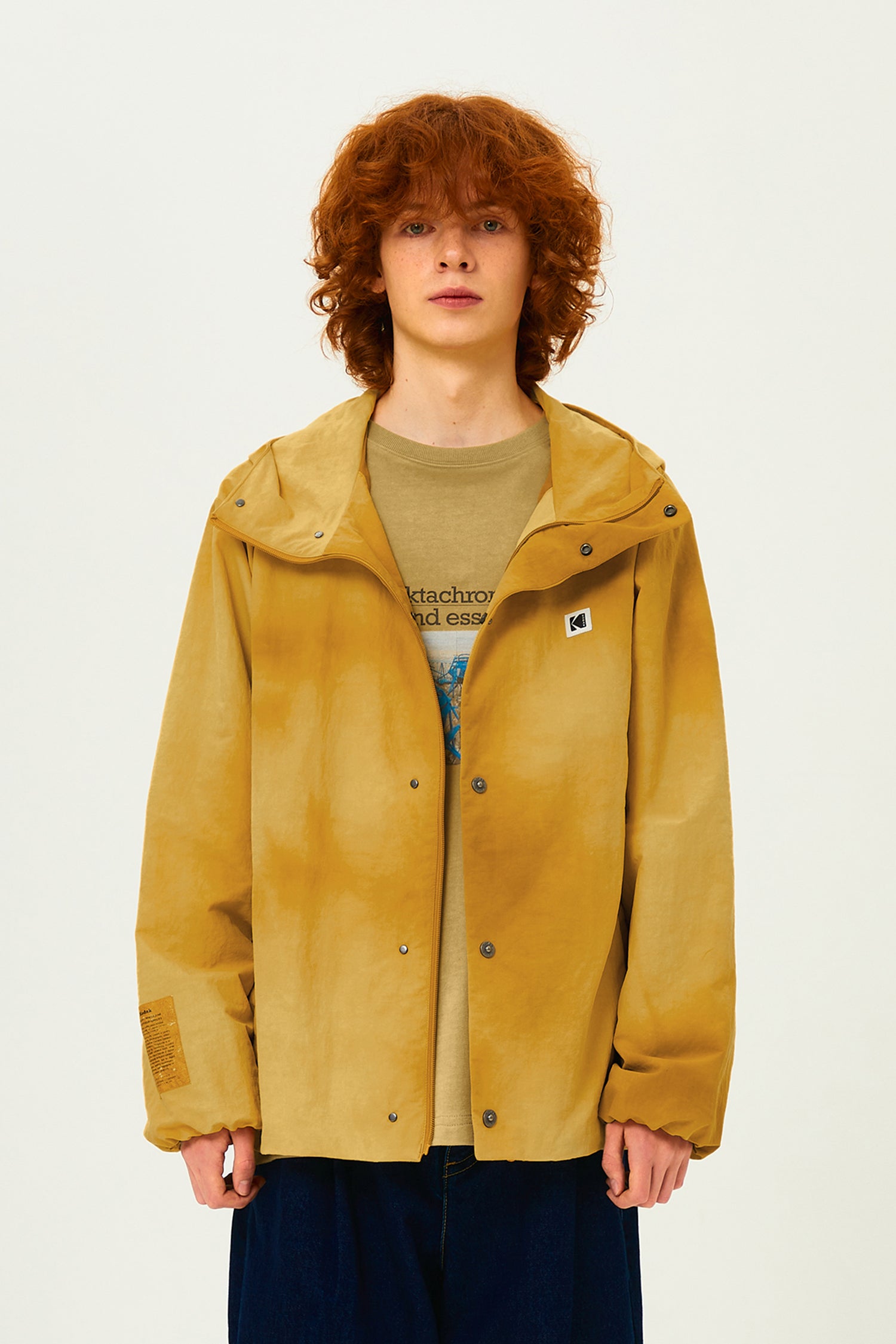 コダカリーダイドフーディジャケット【イエロー】