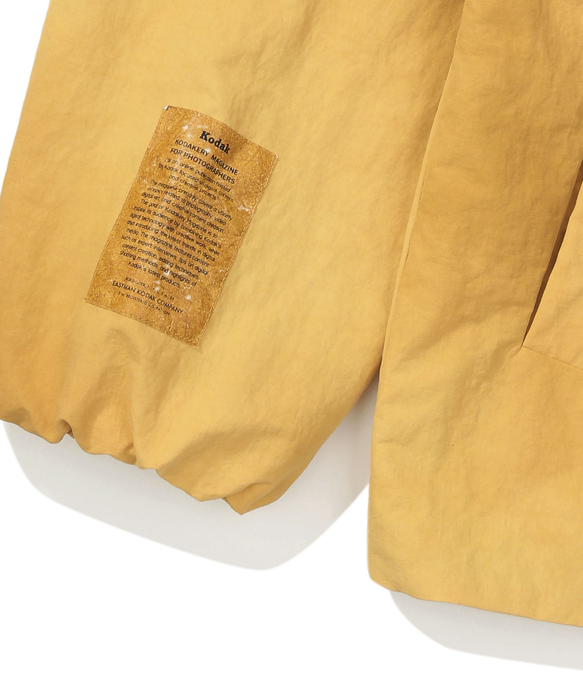 コダカリーダイドフーディジャケット【イエロー】