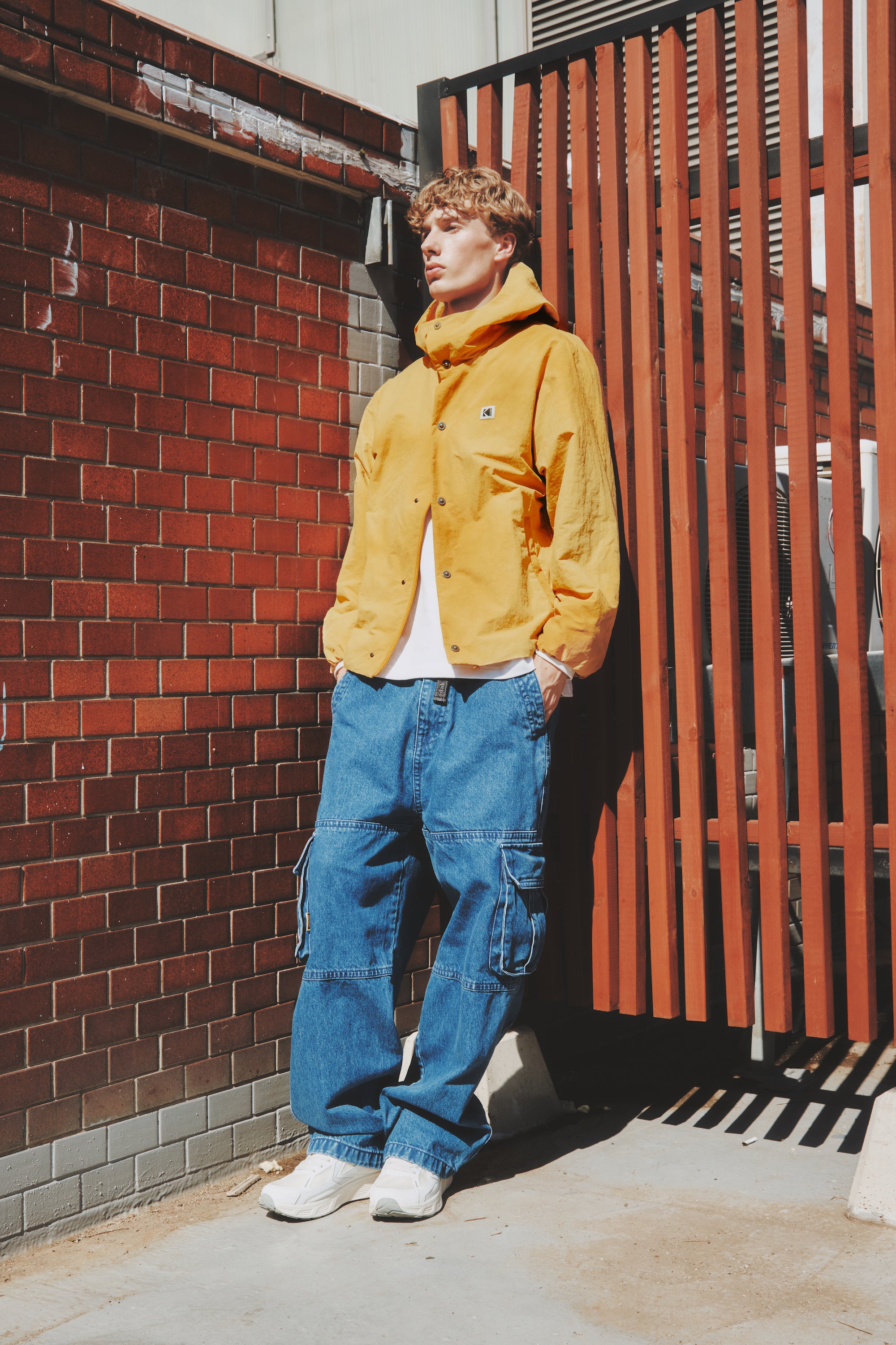 コダカリーダイドフーディジャケット【イエロー】