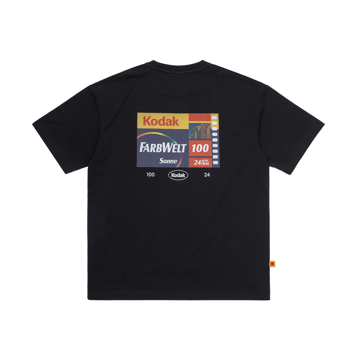 フラッシュフィルムグラフィック半袖Tシャツ【ブルー】