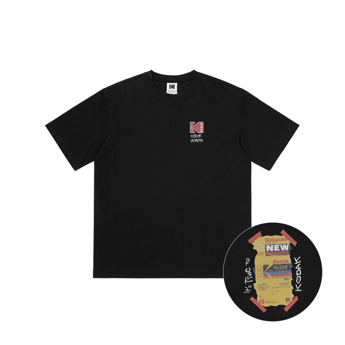 (Exclusive) コダック モーメンツ Tシャツ【ブラック】