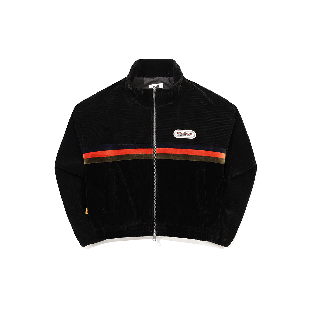 (Women) シネコダックベルベットコーデュロイジップアップ【ブラック】