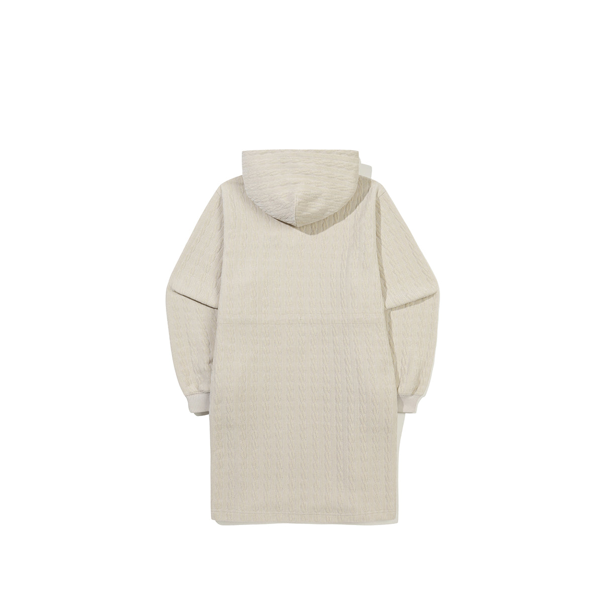 (Women) ベルベットケーブルドレス【アイボリー】