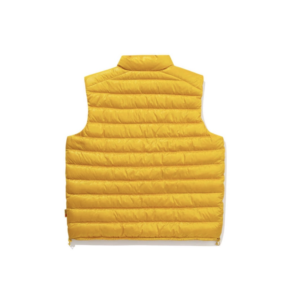 カララマライトウェイトグースダウンベスト【イエロー】
