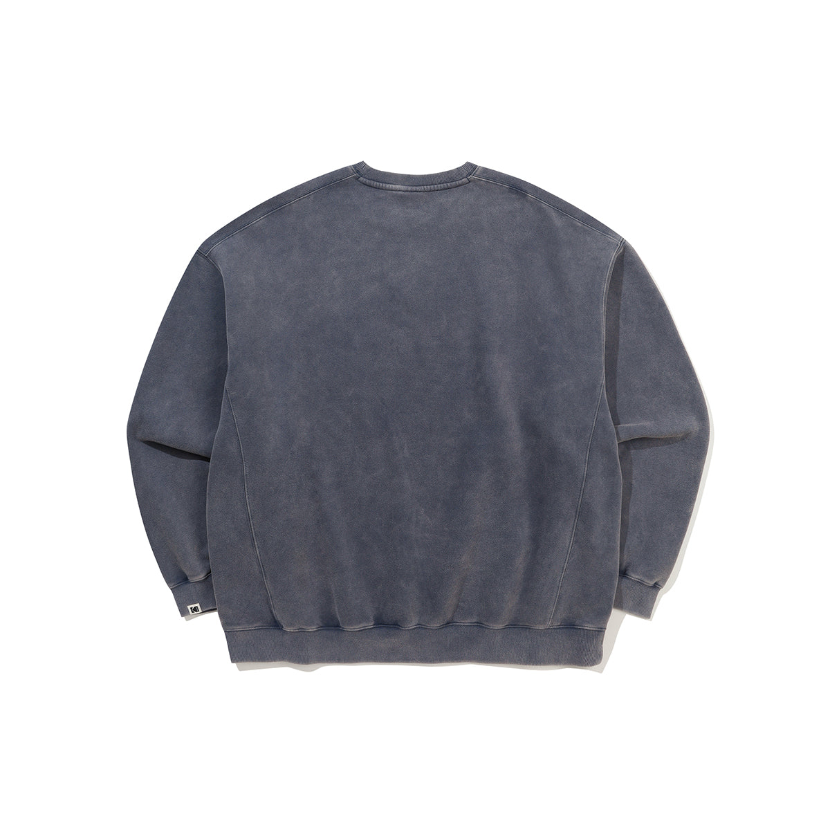 レインボースノーウォッシングブラッシュドスウェット【ネイビー】