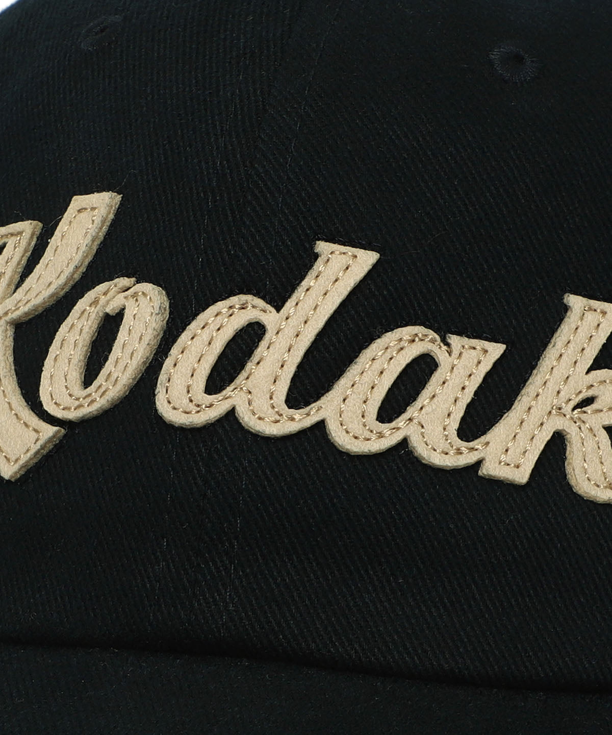 オーバーフィットピーチタッチレタリングボールキャップ【ネイビー】