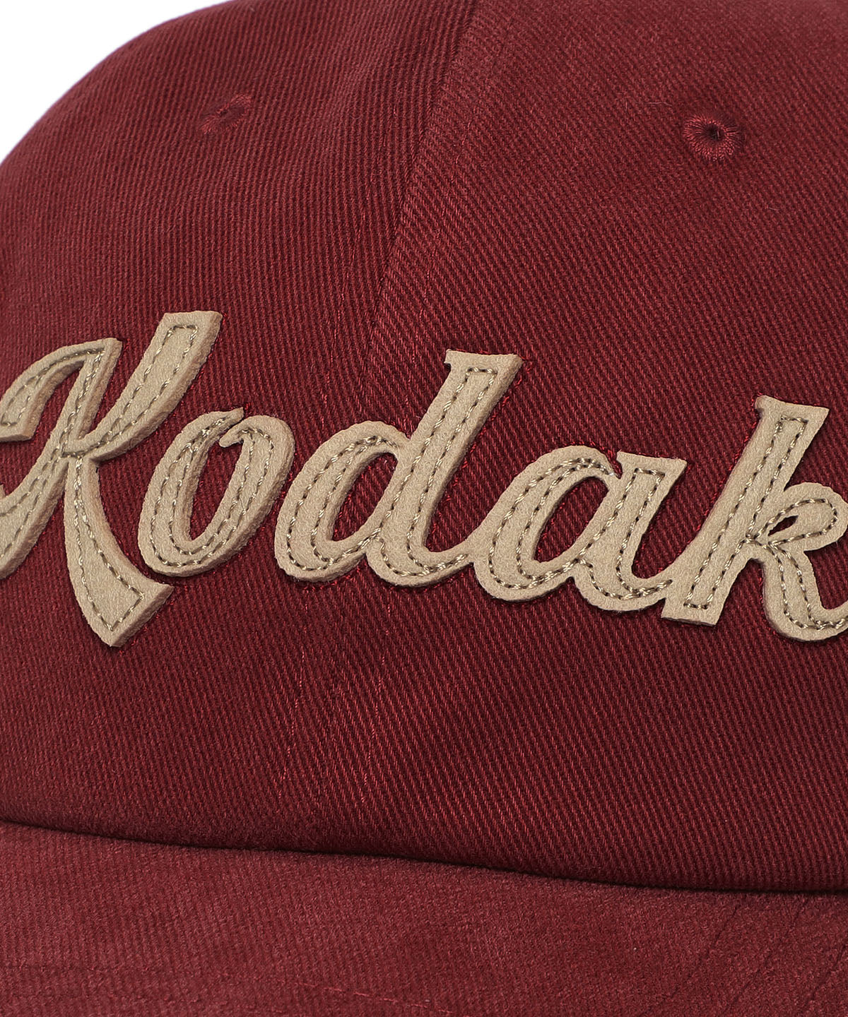 オーバーフィットピーチタッチレタリングボールキャップ【ネイビー】