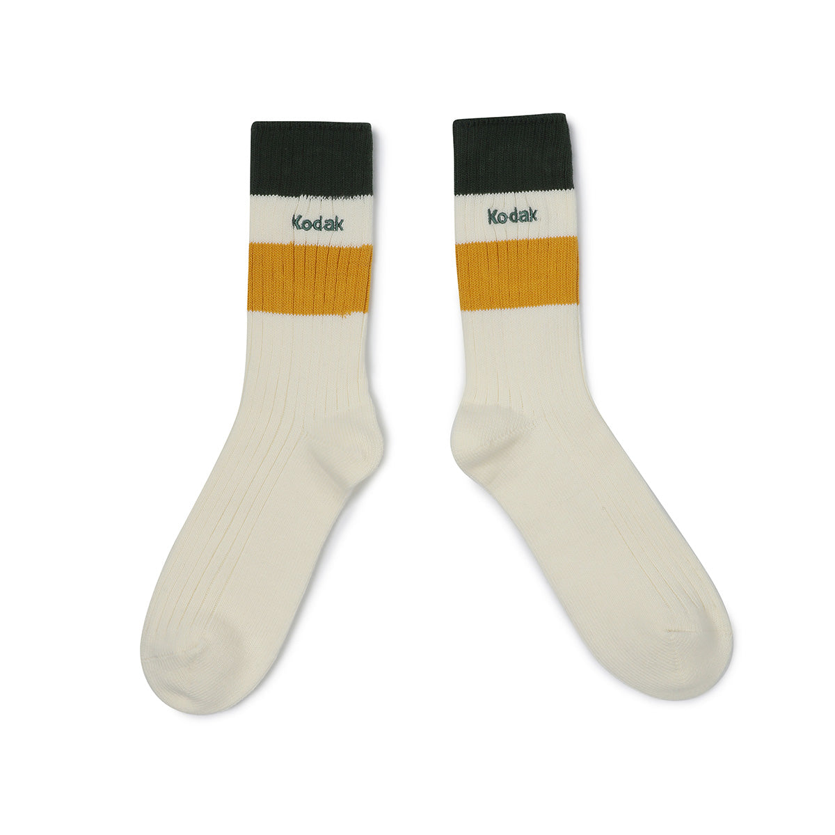 クッションクルーソックス【グリーン】