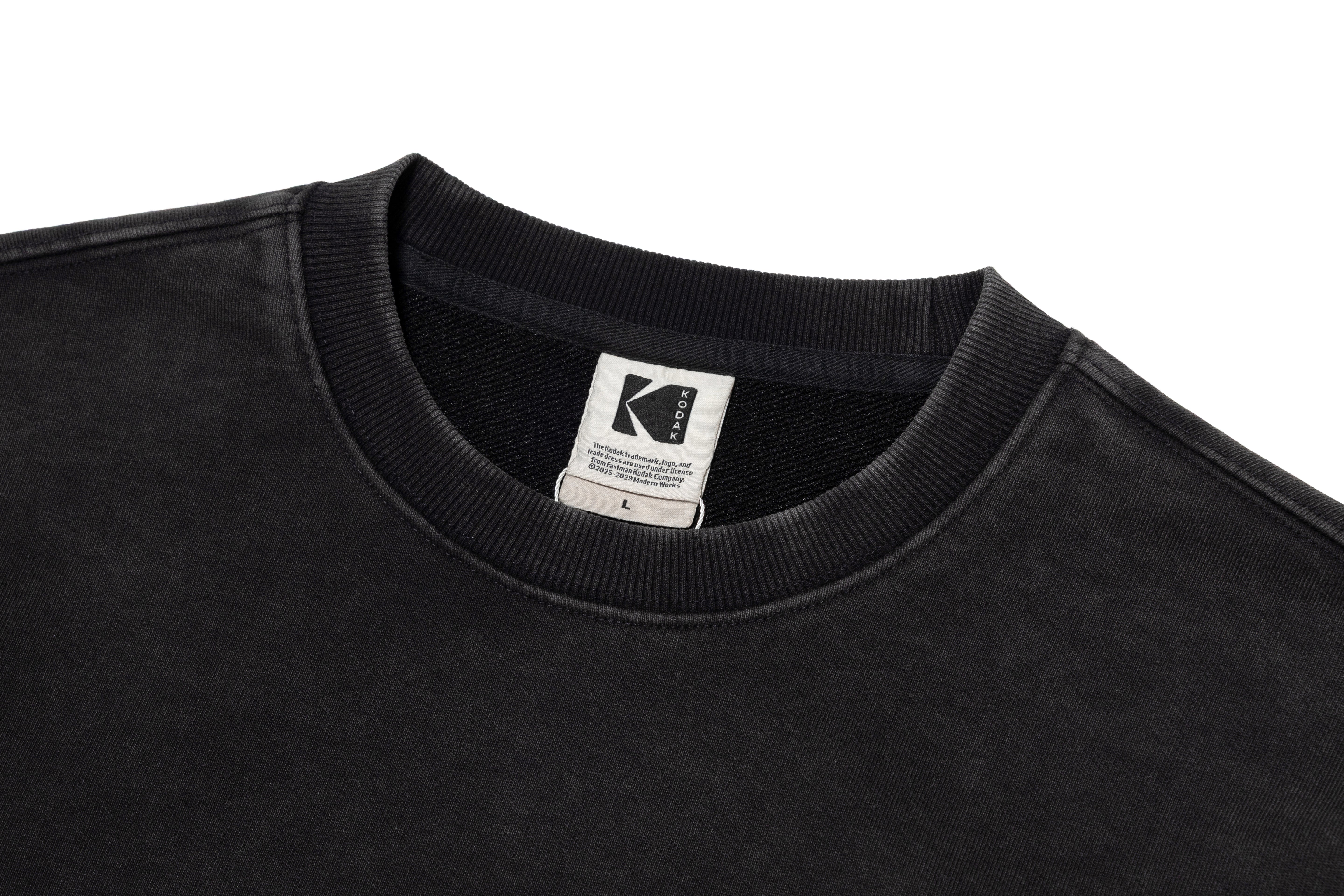 ユニスウェットシャツ【ブラック】