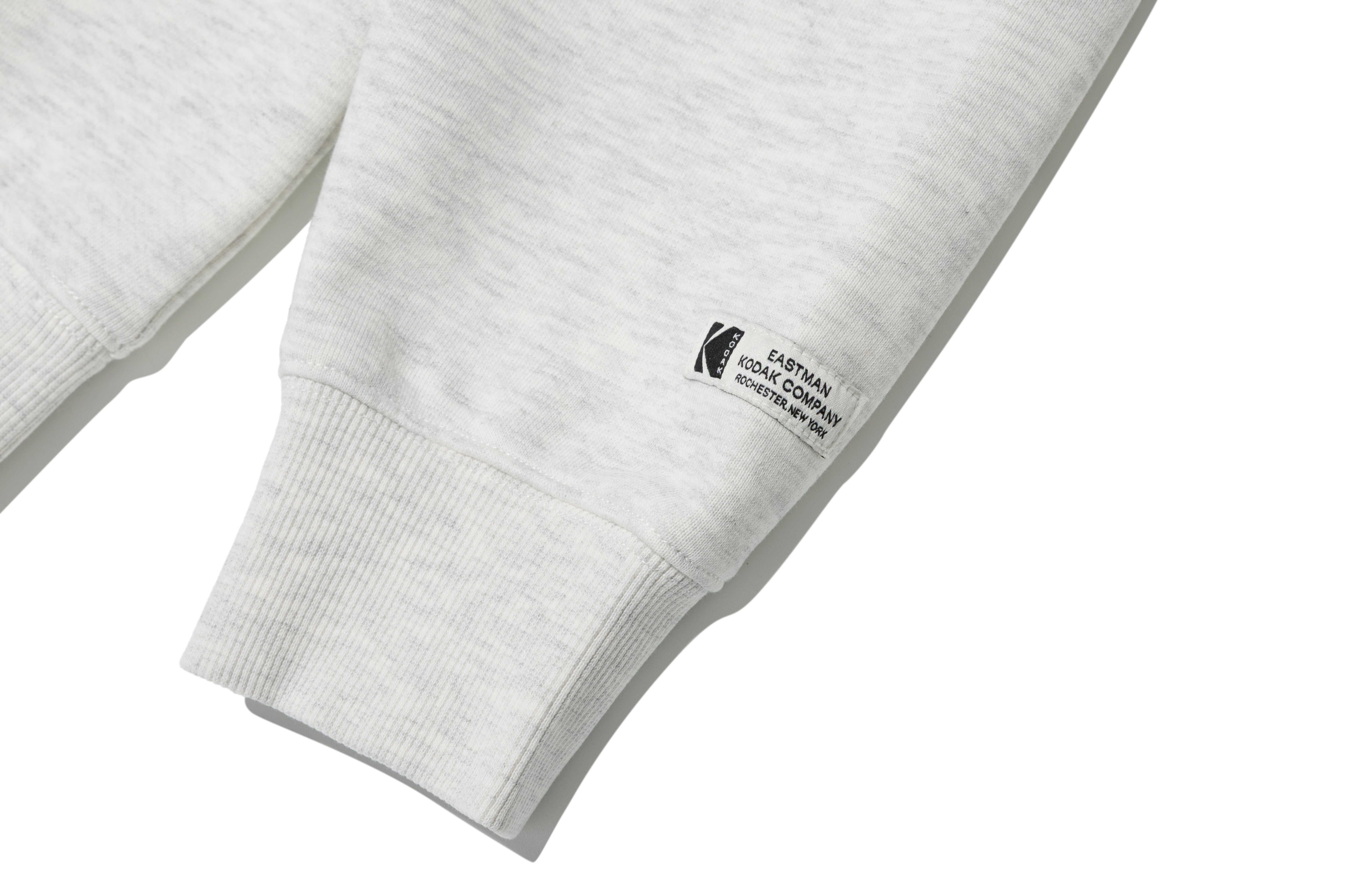 ユニスウェットシャツ【ホワイトメランジグレー】