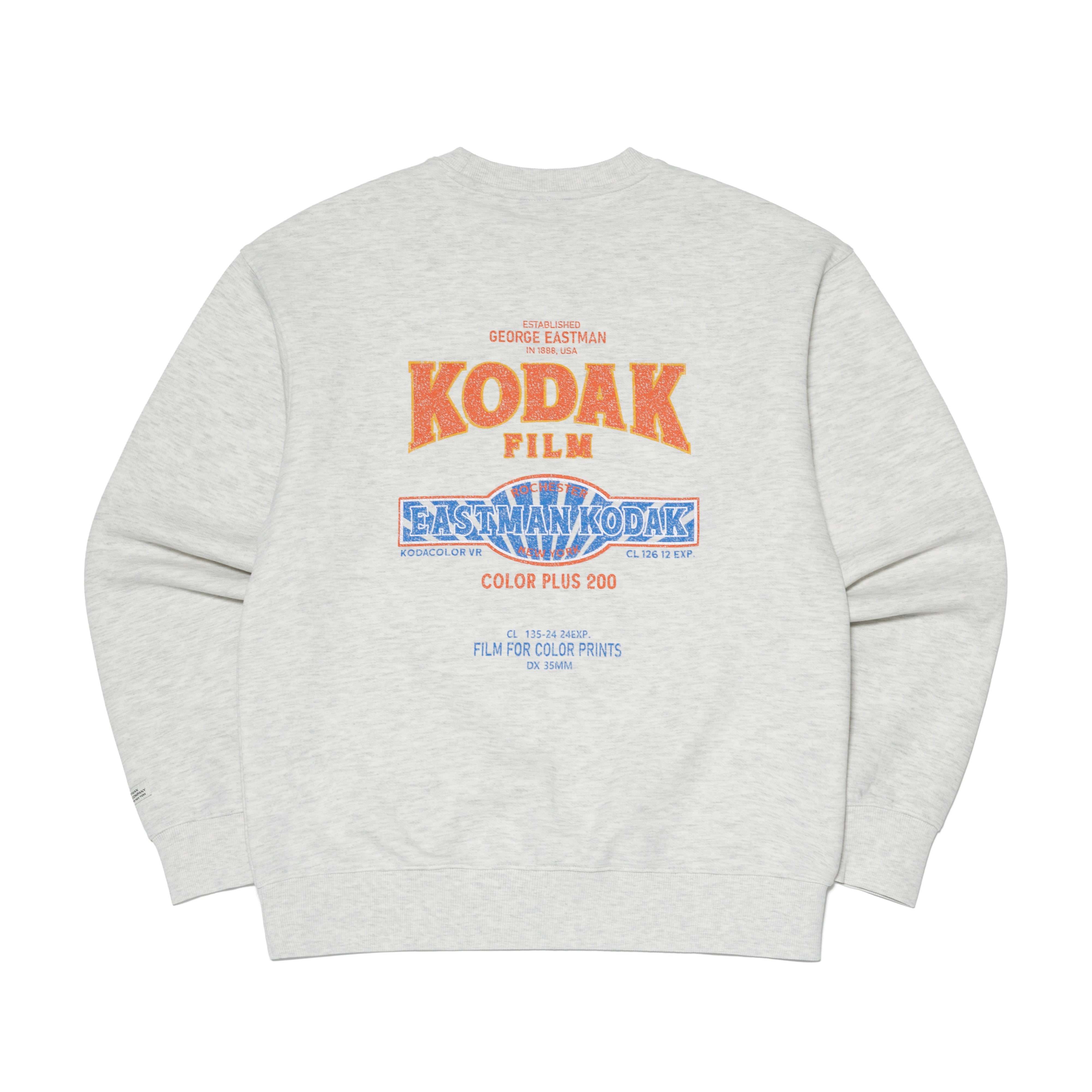 ユニスウェットシャツ【ホワイトメランジグレー】