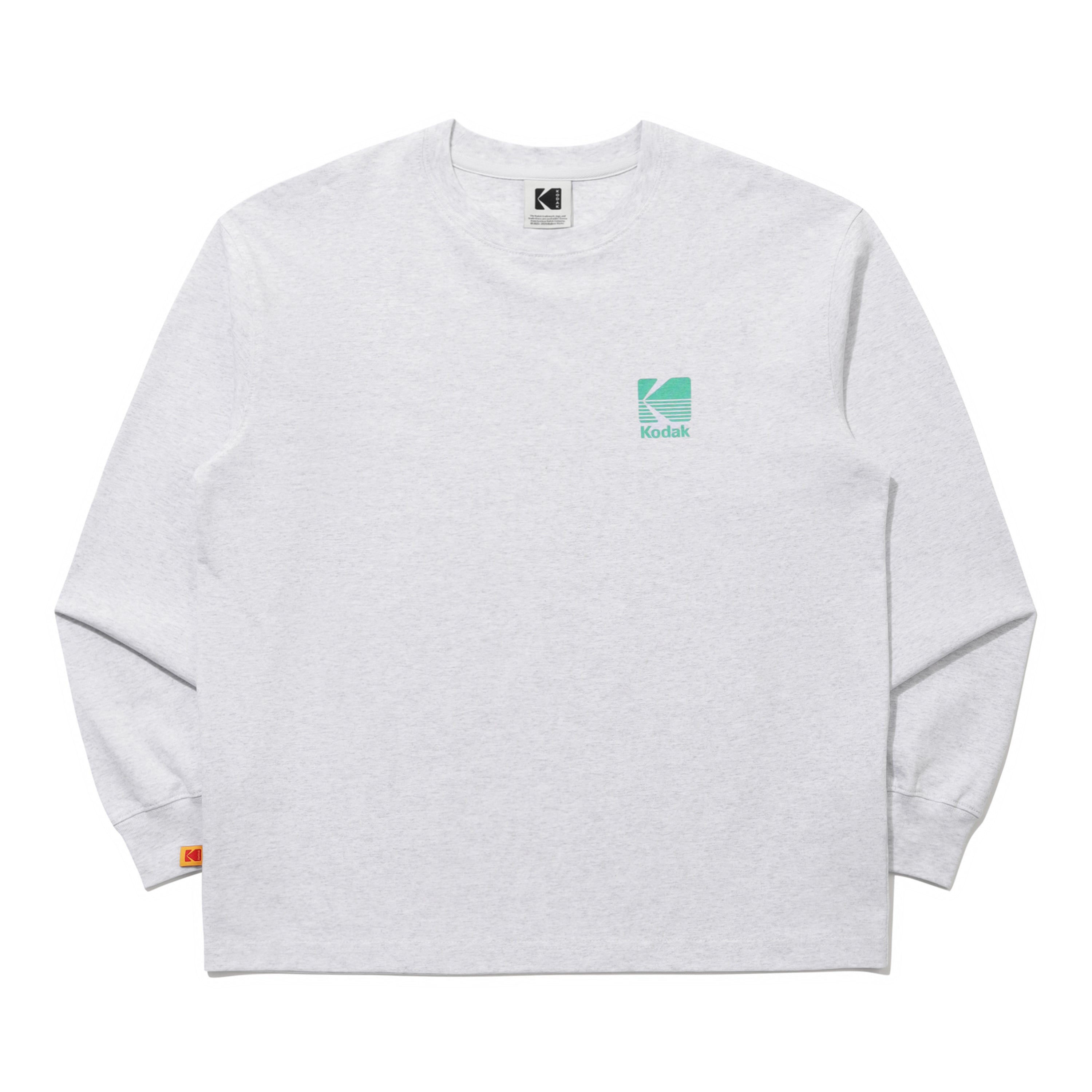 ビッグロゴ ロングスリーブTシャツ【メランジグレー】