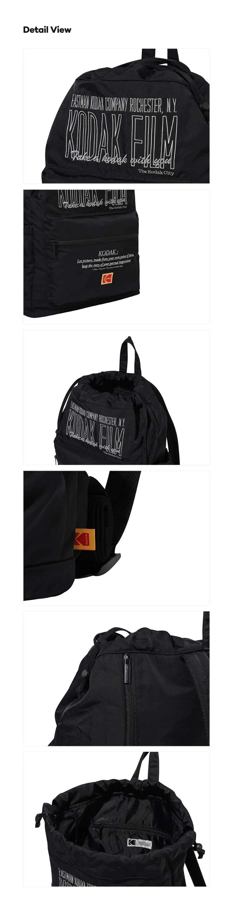 フラッシュストリングバックパック 20L【ブラック】