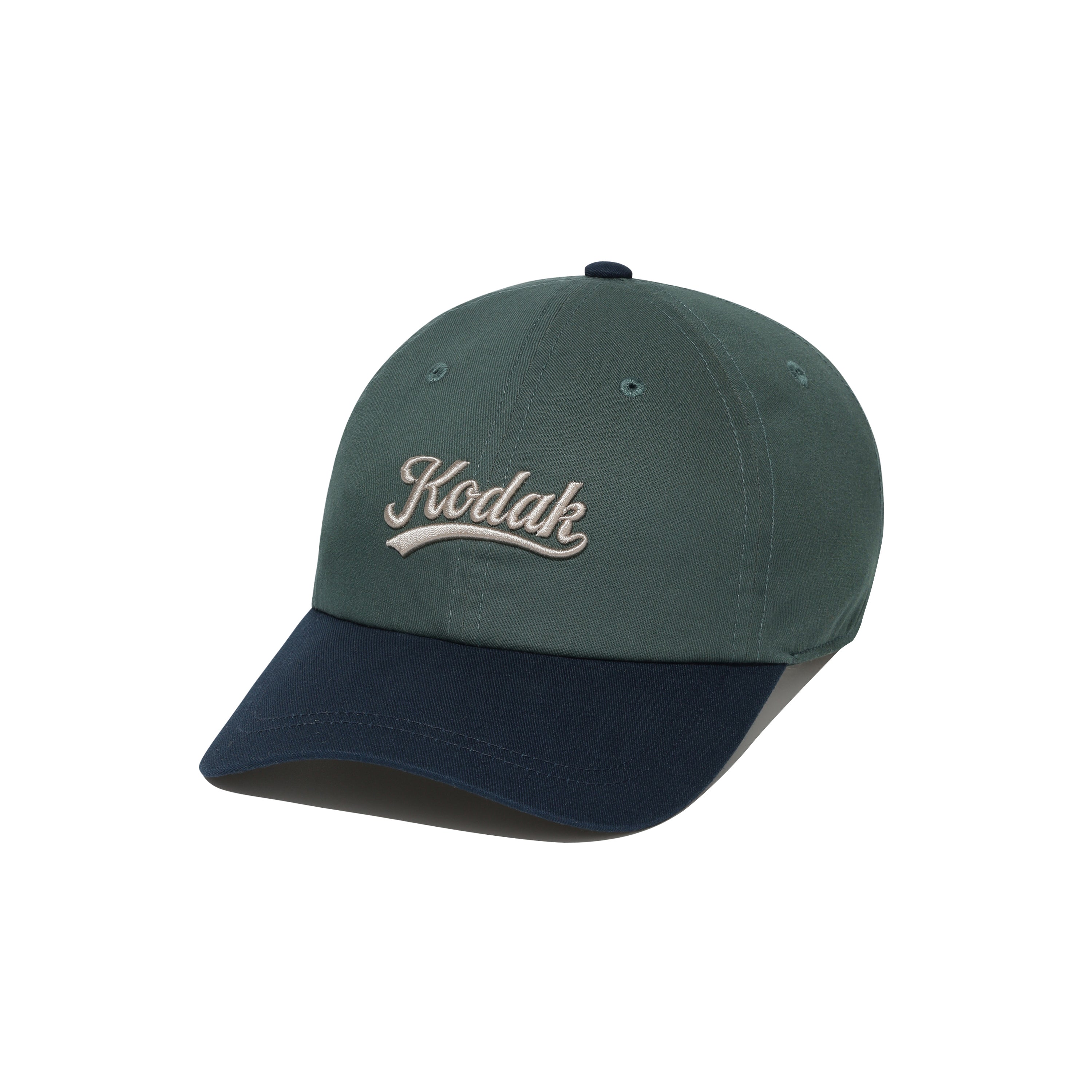 リラックスフィットレタリングコンビ ボールキャップ【グリーン】