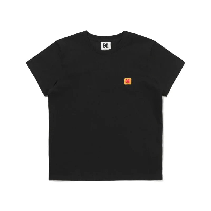 (WOMEN) エッセンシャルアスキンショートスリーブTシャツ【ブラック】
