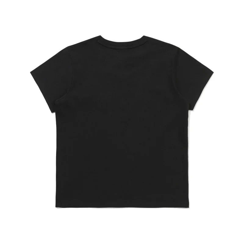 (WOMEN) エッセンシャルアスキンショートスリーブTシャツ【ブラック】