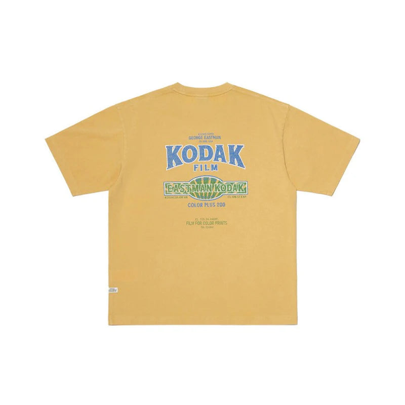 スノーウォッシュグラフィックショートスリーブTシャツ【スカイブルー】