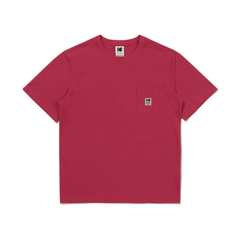 レインボーソロナポケットショートスリーブTシャツ【レッド】