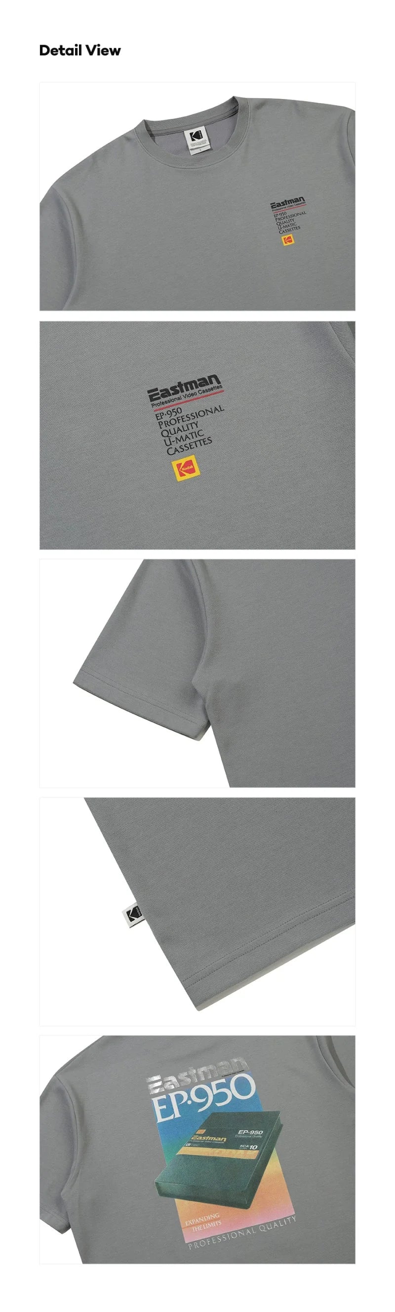RGBエアロクールショートスリーブTシャツ【チャコール】