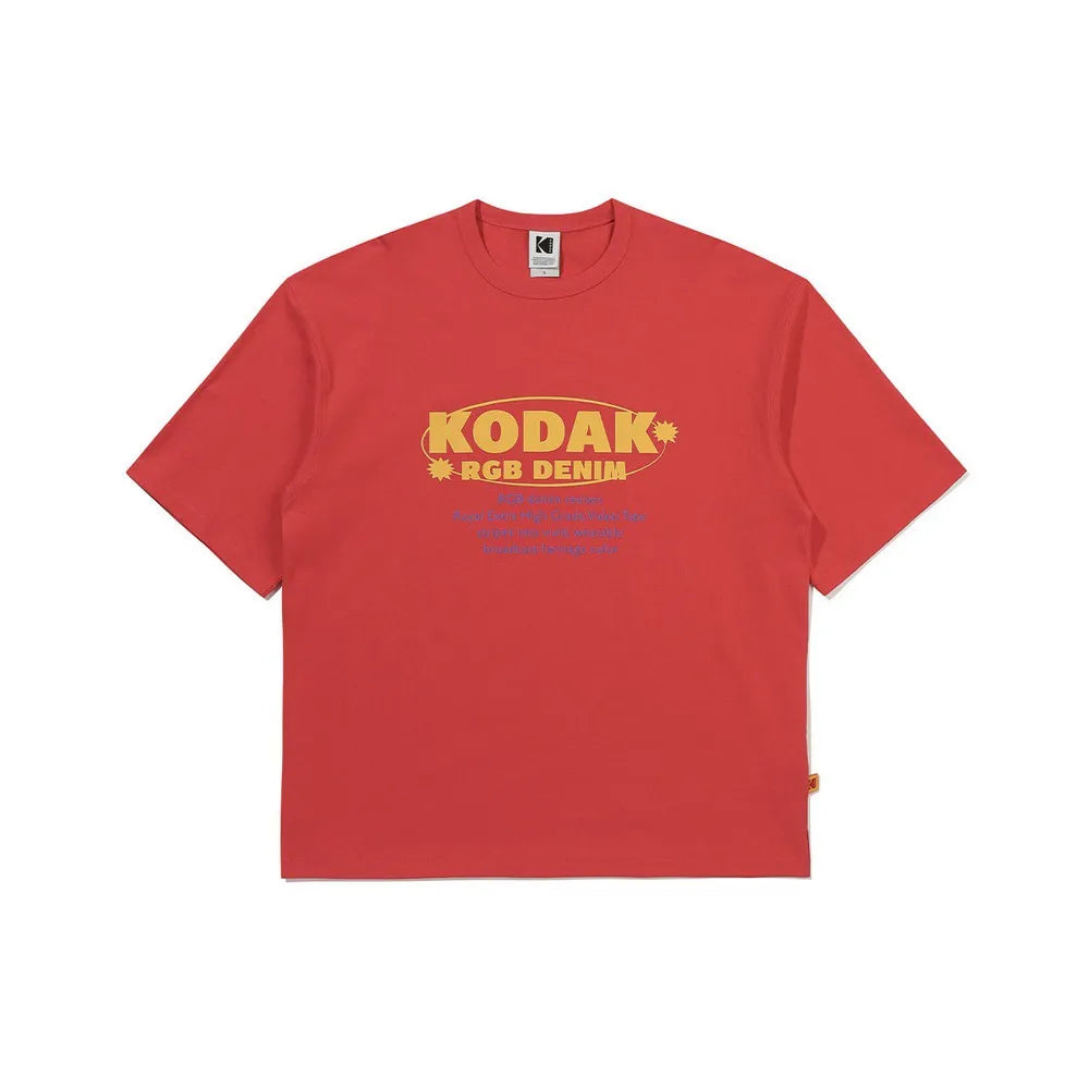 RGB コットン半袖Tシャツ【レッド】