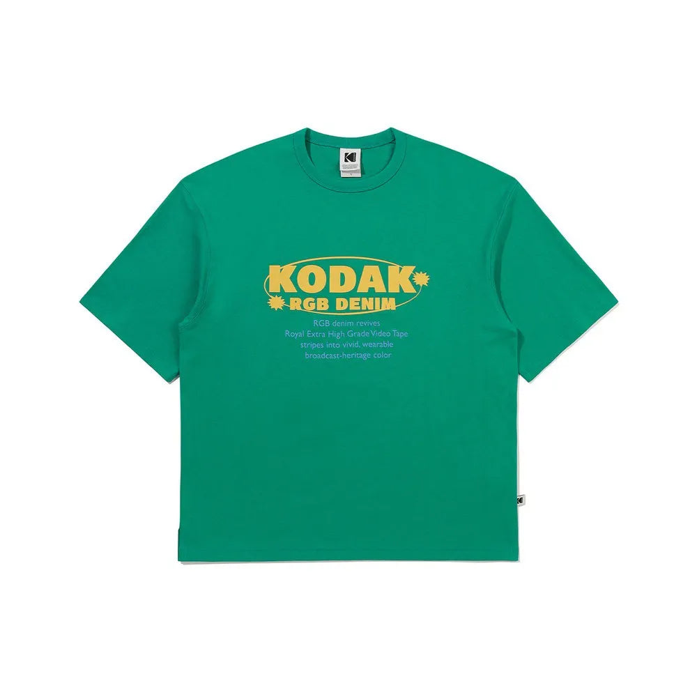 RGB コットン半袖Tシャツ【グリーン】