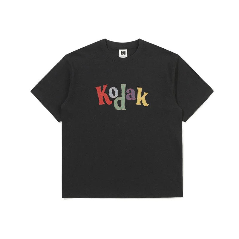 ロゴアートワークコットンショートスリーブTシャツ【ブラック】