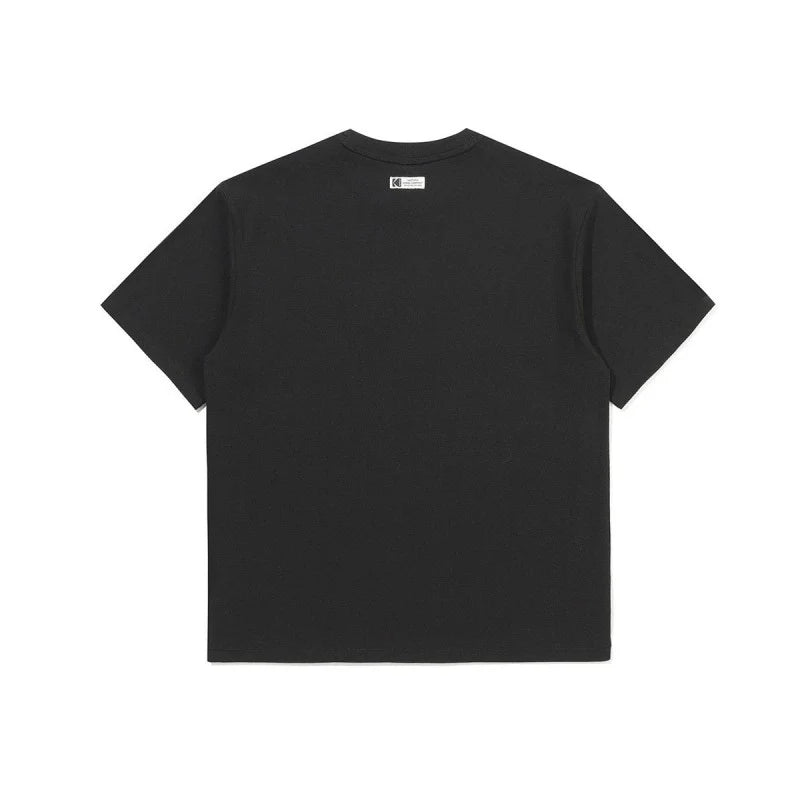 ロゴアートワークコットンショートスリーブTシャツ【ブラック】
