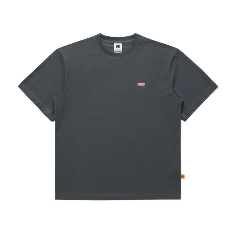 ブリーズポップエアロクールビッググラフィック半袖Tシャツ【チャコール】