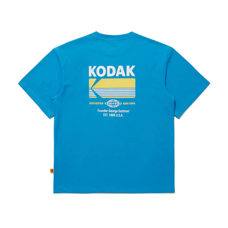 ブリーズポップエアロクールビッググラフィック半袖Tシャツ【ブルー】