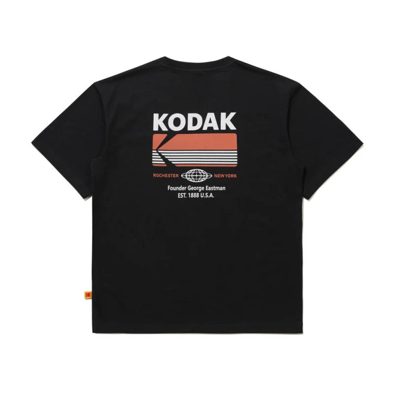 ブリーズポップエアロクールビッググラフィック半袖Tシャツ【ブラック】