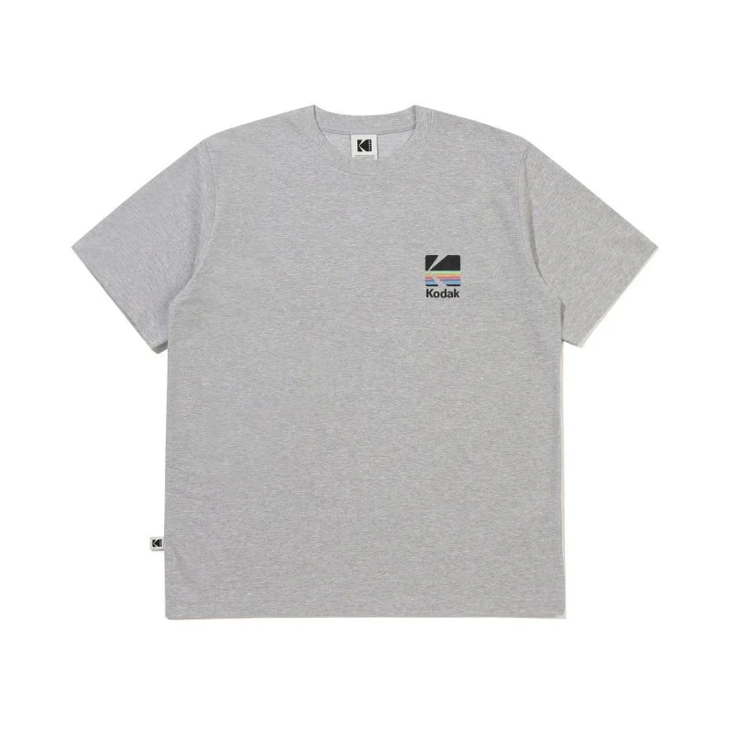 レインボーソロナ半袖Tシャツ【メランジグレー】