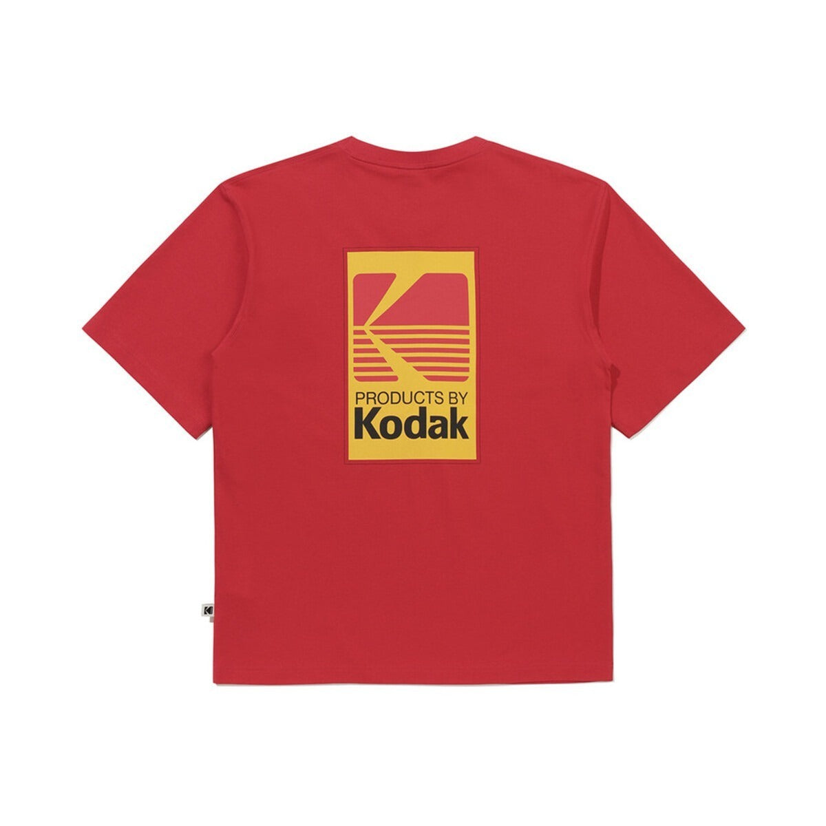 ビッグロゴカラー半袖Tシャツ【レッド】