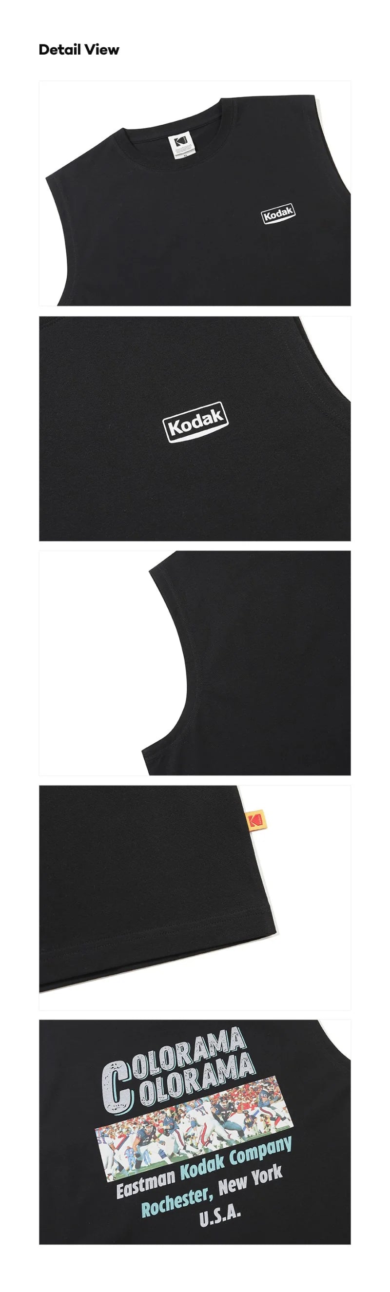 クーリングスリーブレスTシャツ【ブラック】
