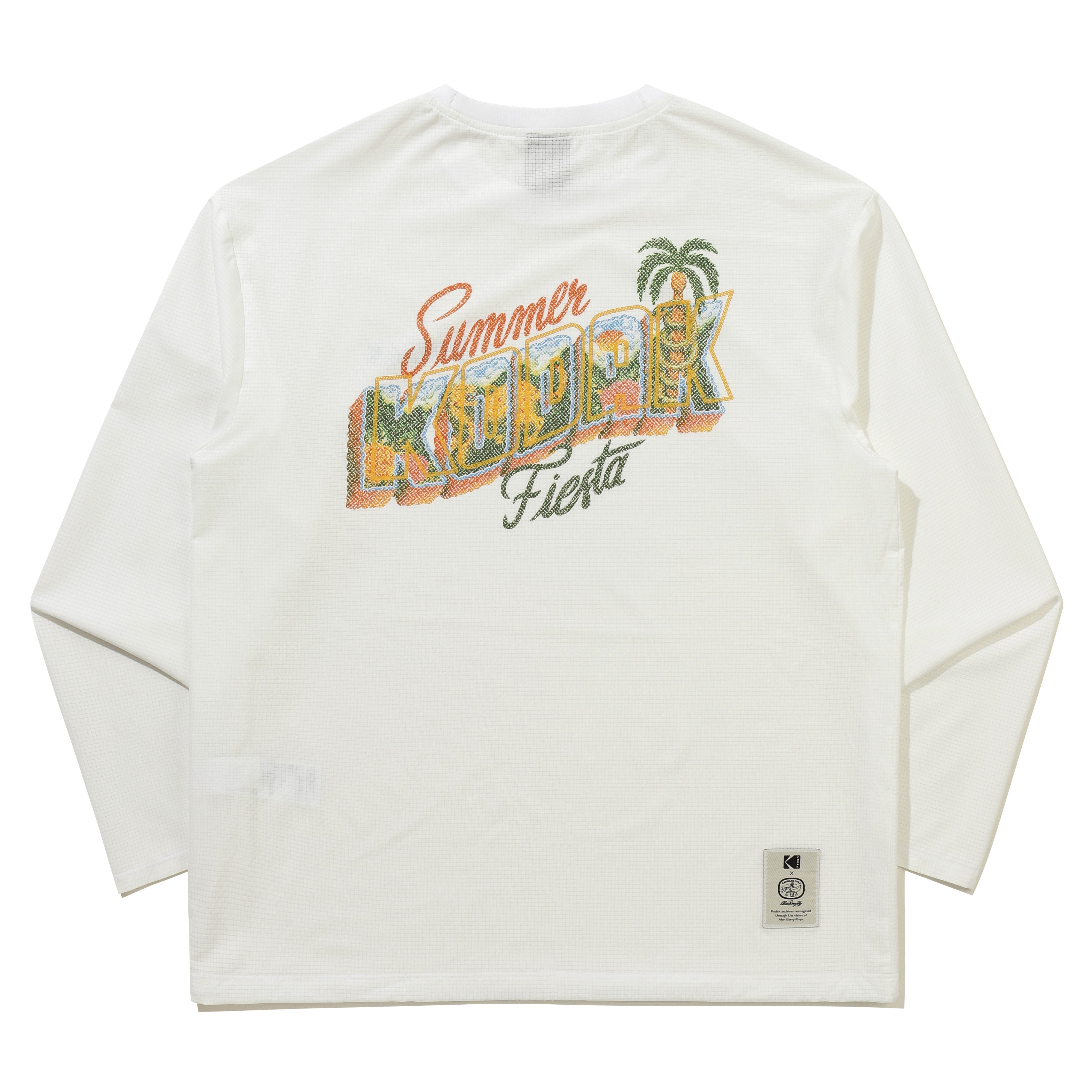 【Alan Berry Rhys】ホールメッシュ ロングスリーブTシャツ【ミント】