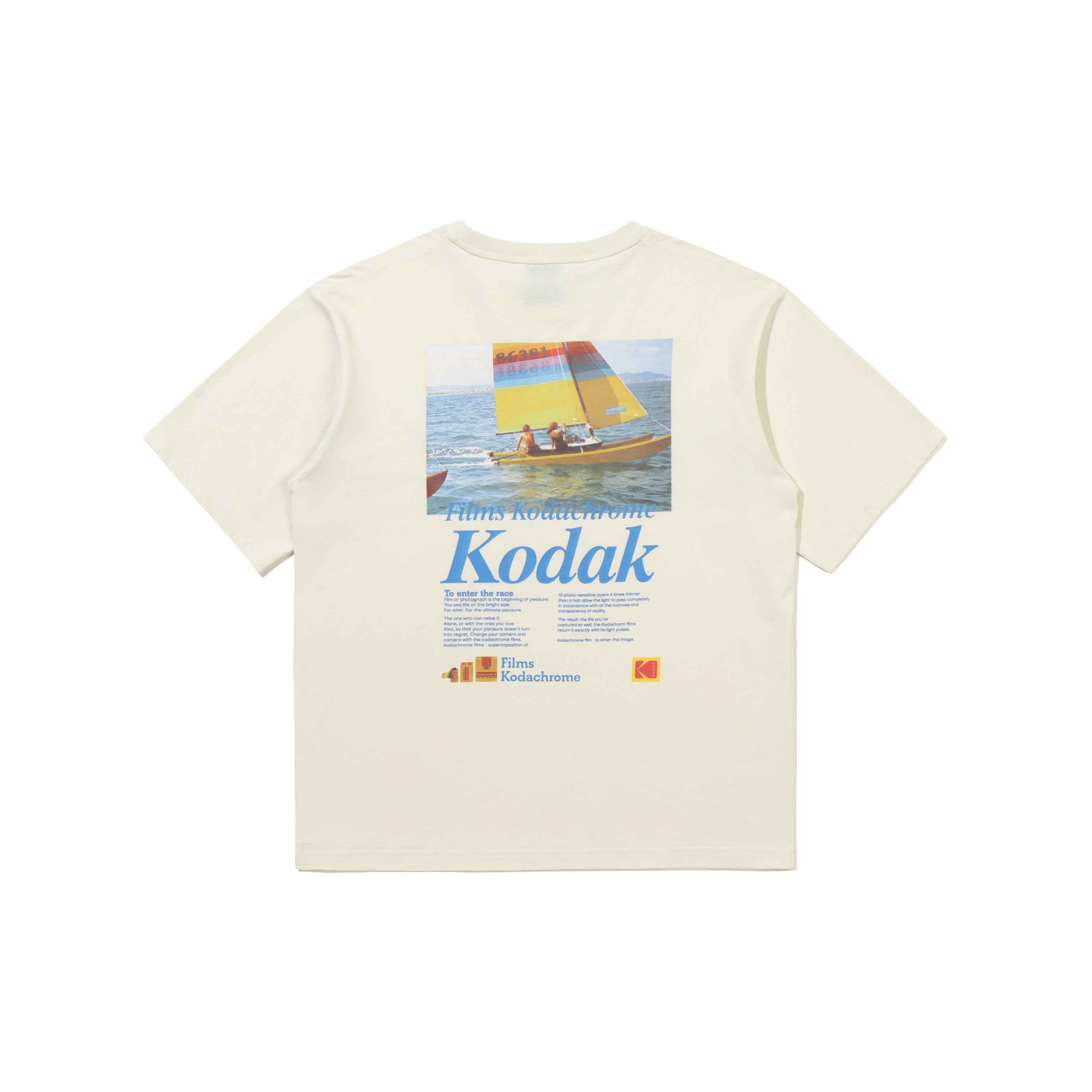コダックグラフィックTシャツ【アイボリー】