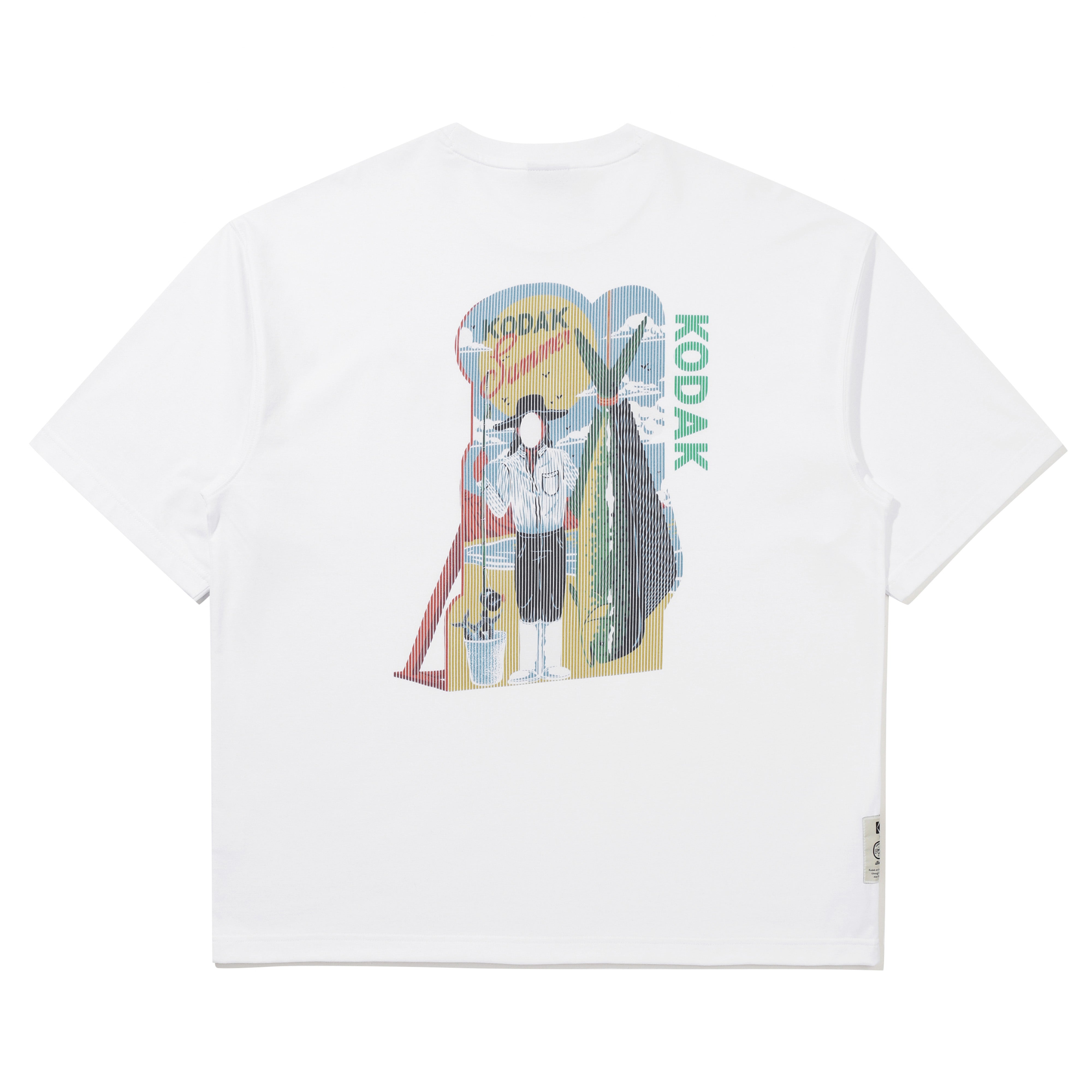 【Alan Berry Rhys】グラフィックソロナショートスリーブTシャツ【アイボリー】